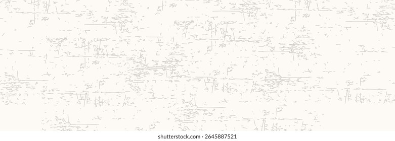 Textura de papel de grão sem costura de creme leve. Fundo de cru vintage com pontos, manchas, manchas, manchas, partículas. Papel de parede de repetição de artesanato. Fundo da superfície grunge branco natural. Tela de fundo do vetor