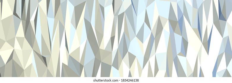 Heller abstrakter türkiser Hintergrund. Geometrische Vektorgrafik. Farbige 3D-Tapete.