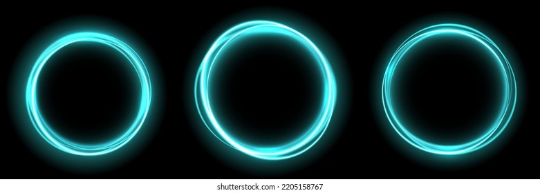 Light cyan Twirl. Curve light effect of cyan line. Luminous blue circle. Light cyan pedistal, podium, platform, table. Vector PNG. Vector illustration