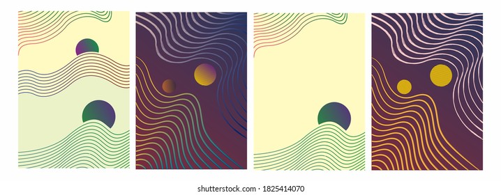 ilustración vectorial de fondo de arte abstracto claro y oscuro
