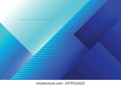 Light and dark blue color gradient background. Abstract and modern minimalistic vector and geometric design template