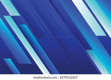 Light and dark blue color gradient background. Abstract and modern minimalistic vector and geometric design template