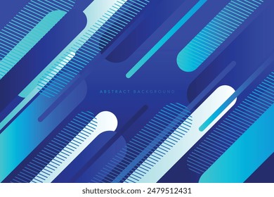 Light and dark blue color gradient background. Abstract and modern minimalistic vector and geometric design template