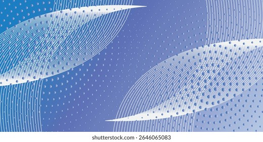 light and dark blue line background, abstract background, 3D wallpaper, flower pattern, abstract designs and shapes