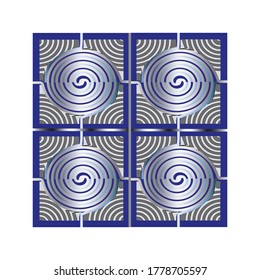 
light dark blue white gra... square tiles design is construction of an object or system or for the implementation of designs.These are square designs being used for cloths, ceramlight dark blue