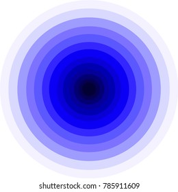 light and dark color changing circular vector pattern blue