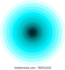 light and dark color changing circular vector pattern blue