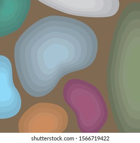 light to dark coral reef patterns