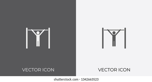 Light & Dark Gray Icon of Athlete For Mobile, Software & App.. Eps. 10.