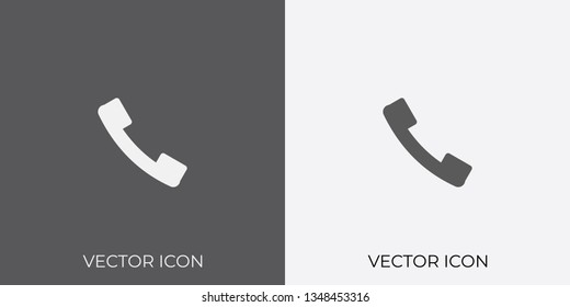 Light & Dark Gray Icon of Call For Mobile, Software & App. Eps. 10. - Vector