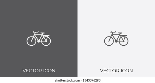 Light & Dark Gray Icon of Cycle For Mobile, Software & App.. Eps. 10. - Vector