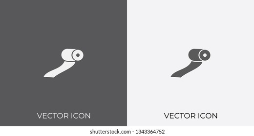 Light & Dark Gray Icon of Tissue Paper For Mobile, Software & App. Eps. 10. - Vector
