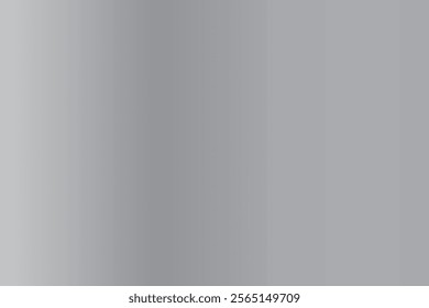 Light and dark gray lines gradient background. Silver shiny and metal steel gradient template. Realistic silver gradient texture. Shiny metal foil gradient. Vector illustration
