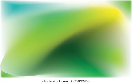 light and dark green gradient art