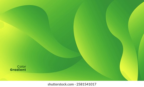 Light and dark green gradient background featuring organic shapes blending seamlessly, perfect for designs related to nature or eco themes.