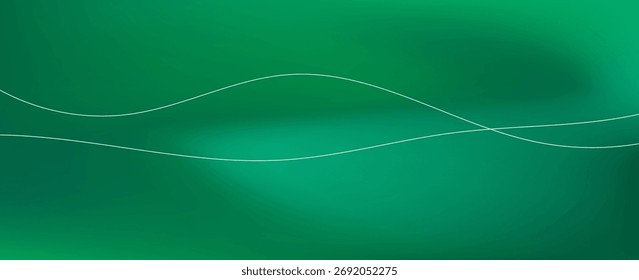 Luz verde escuro holográfico malha textura ondulada fundo abstrato gradação verde. ilustração vetorial,