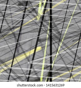 Light and dark intersecting stripes on grey backdrop. Seamless texture. Abstract vector background for web page, banners backdrop, fabric, home decor, wrapping