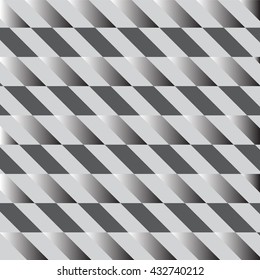 light and dark silver square cut stripe gradient background vector illustration image