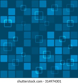 Light and dark squares on dark blue background
