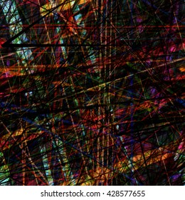 Light and dark streaks and stripes. Thin straight line. Scratches. Randomly mixed.  Abstract seamless pattern. Grunge template