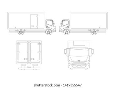 Light Delivery Truck for Cargo Logistic