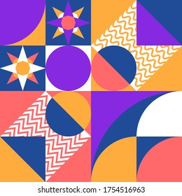 Light and dense stars with another geometric pattern may beautify any of your designs!