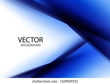 Light design, blurry lines, blue color. Vector background.