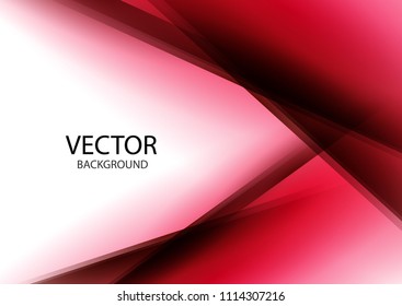 Light design, blurry lines, red color. Vector background, square format.