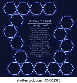 Light design round element accent mesh form particle