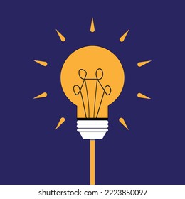 
light design vector colors, Bulb design Vector, vector design 