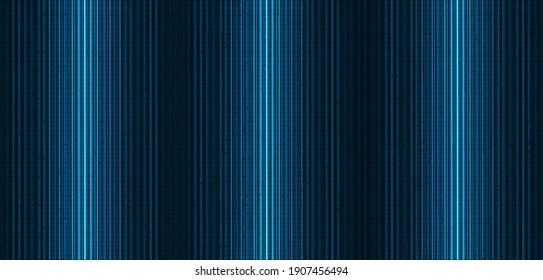 Light Digital Speed Line on Blue Technology Background,Digital and Connection Concept design,Vector illustration.