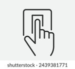 Light dimmer icon line flat trendy design. Electricity lamp saving energy sign.