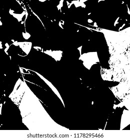 Light Distressed Background. Ink Print Distress Background. Grunge Texture. Vector.