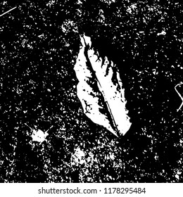 Light Distressed Background. Ink Print Distress Background. Grunge Texture. Vector.