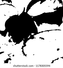 Light Distressed Background. Ink Print Distress Background. Grunge Texture. Vector.