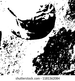 Light Distressed Background. Ink Print Distress Background. Grunge Texture. Vector.