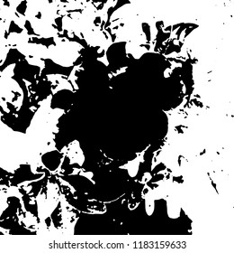 Light Distressed Background. Ink Print Distress Background. Grunge Texture. Vector.