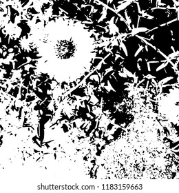 Light Distressed Background. Ink Print Distress Background. Grunge Texture. Vector.