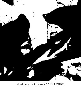Light Distressed Background. Ink Print Distress Background. Grunge Texture. Vector.