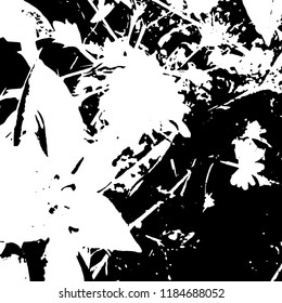 Light Distressed Background. Ink Print Distress Background. Grunge Texture. Vector.