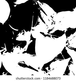 Light Distressed Background. Ink Print Distress Background. Grunge Texture. Vector.