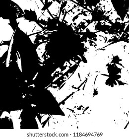 Light Distressed Background. Ink Print Distress Background. Grunge Texture. Vector.