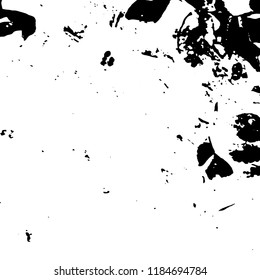 Light Distressed Background. Ink Print Distress Background. Grunge Texture. Vector.