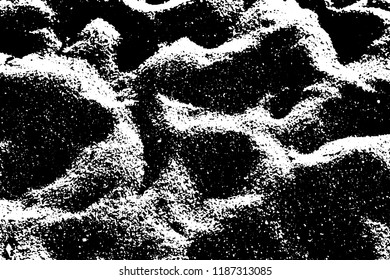 Light Distressed Background. Ink Print Distress Background. Grunge Texture. Vector.