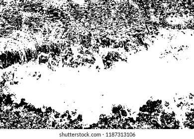 Light Distressed Background. Ink Print Distress Background. Grunge Texture. Vector.