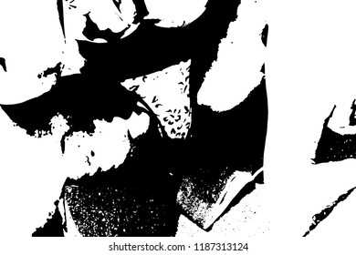 Light Distressed Background. Ink Print Distress Background. Grunge Texture. Vector.