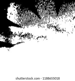 Light Distressed Background. Ink Print Distress Background. Grunge Texture. Vector.