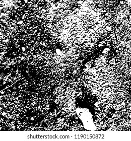 Light Distressed Background. Ink Print Distress Background. Grunge Texture. Vector.