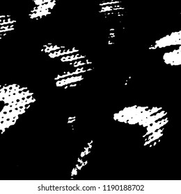 Light Distressed Background. Ink Print Distress Background. Grunge Texture. Vector.