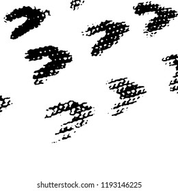 Light Distressed Background. Ink Print Distress Background. Grunge Texture. Vector.